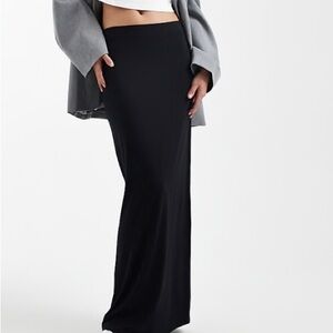 Old Navy Black Maxi Skirt - Slim Fit Long Skirt